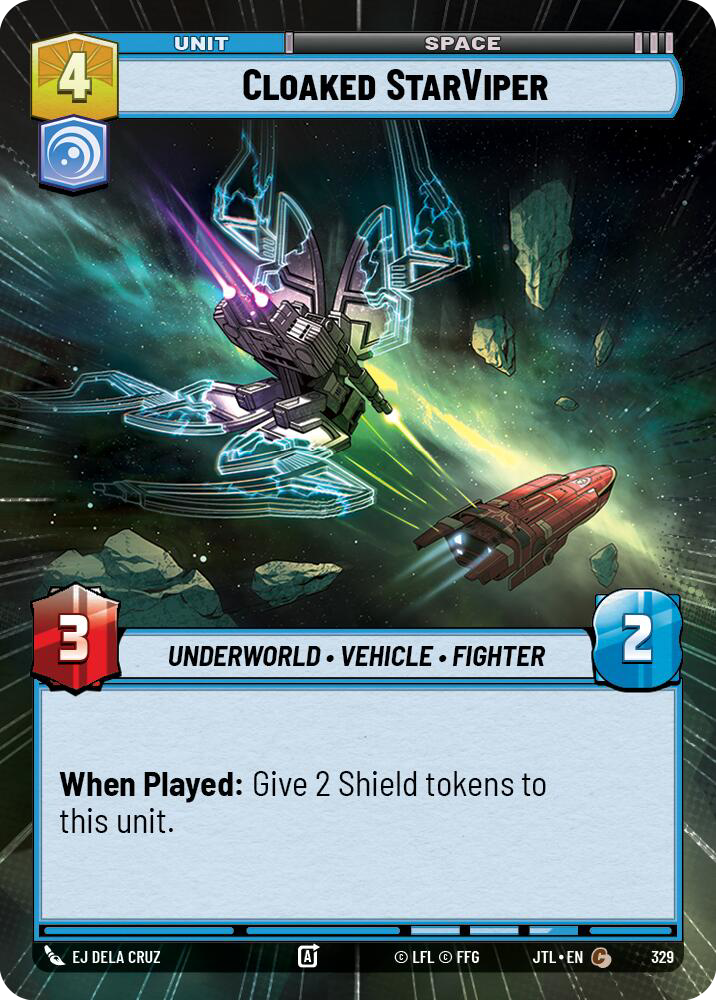 Cloaked StarViper, Jump to Lightspeed Card Art