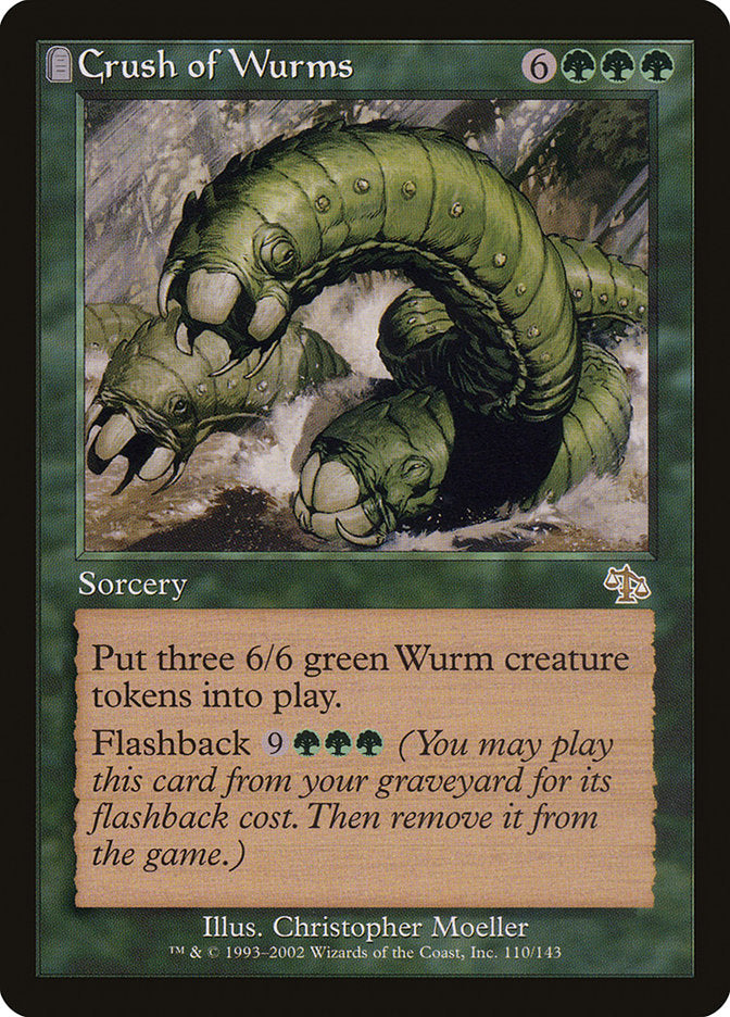 Crush of Wurms, Judgment Card Art