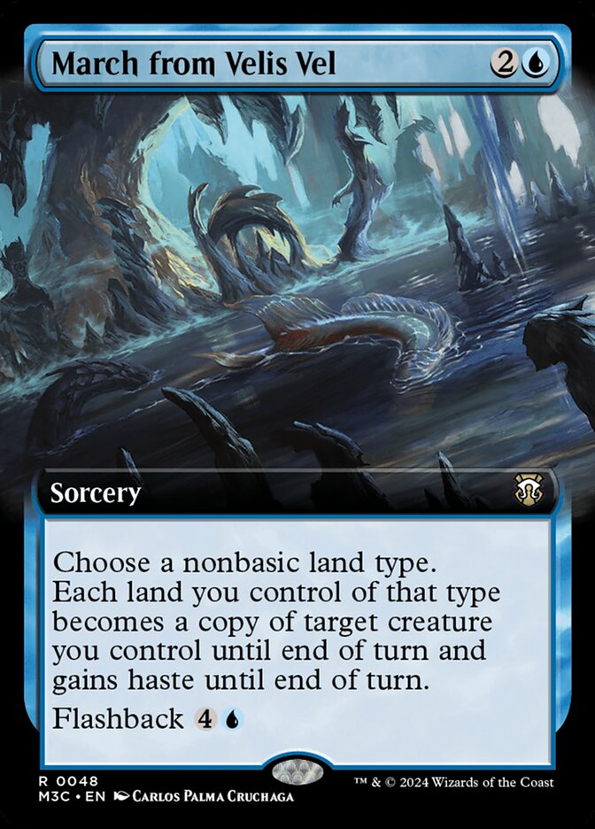 March from Velis Vel, Modern Horizons 3 Commander Card Art