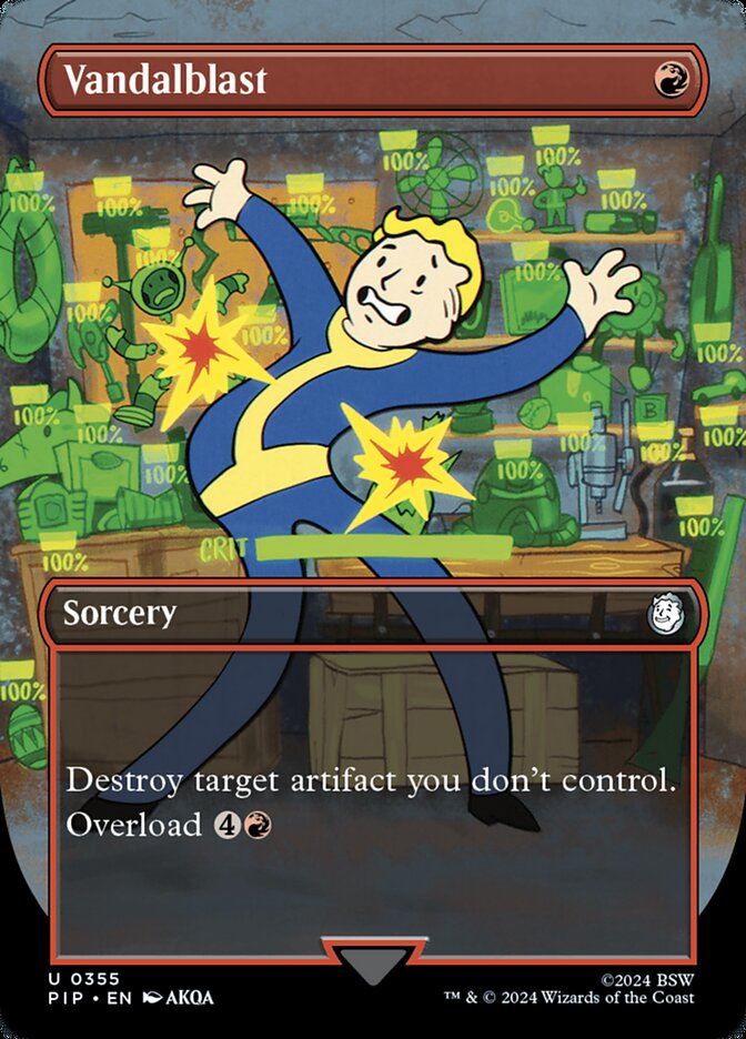 Vandalblast, Fallout Card Art