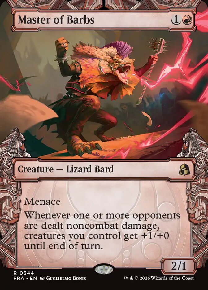 Master of Barbs, Reality Fracture Card Art