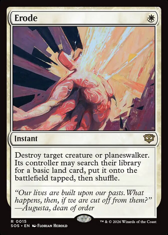 Erode, Secrets Of Strixhaven Card Art