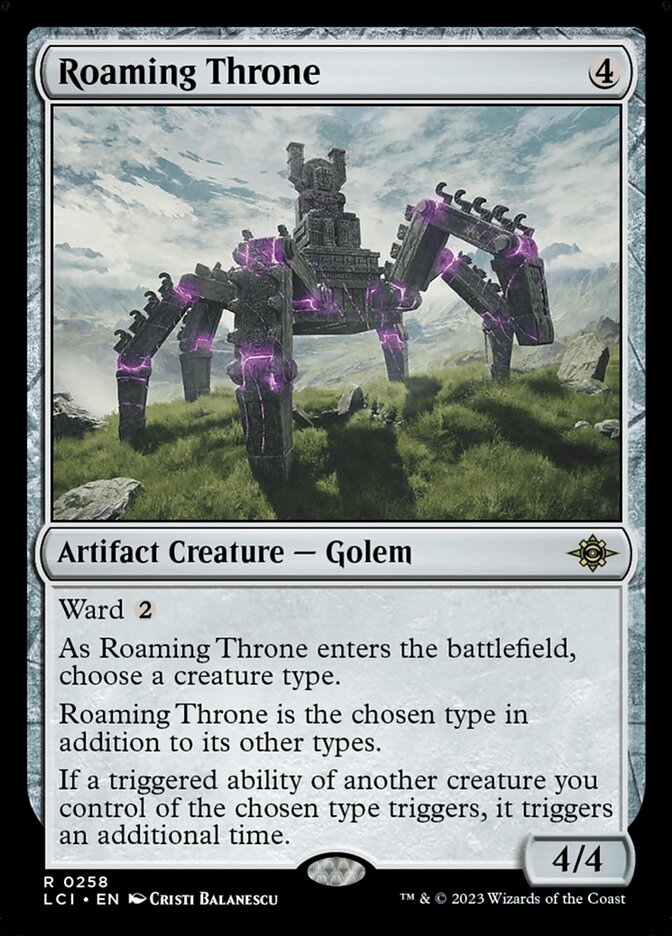 Roaming Throne, The Lost Caverns Of Ixalan Card Art