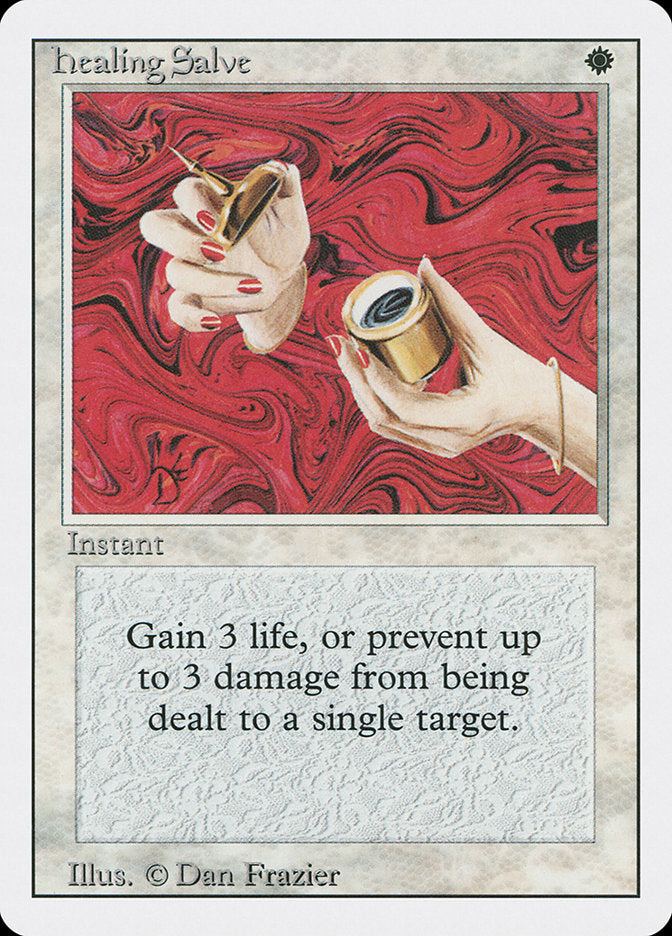 Healing Salve, Revised edition Card Art