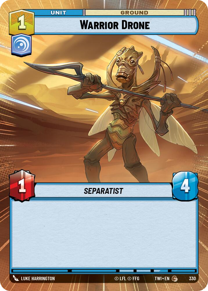 Warrior Drone, Twilight of the Republic Card Art