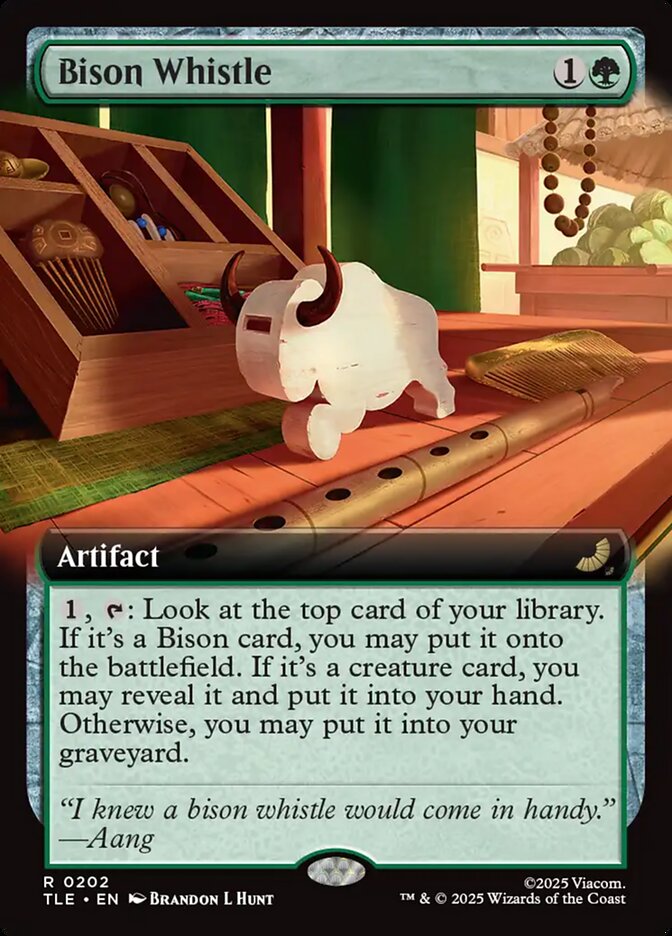 Bison Whistle, Avatar: The Last Airbender Eternal Card Art