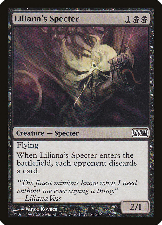 Liliana's Specter, Magic 2011 Card Art