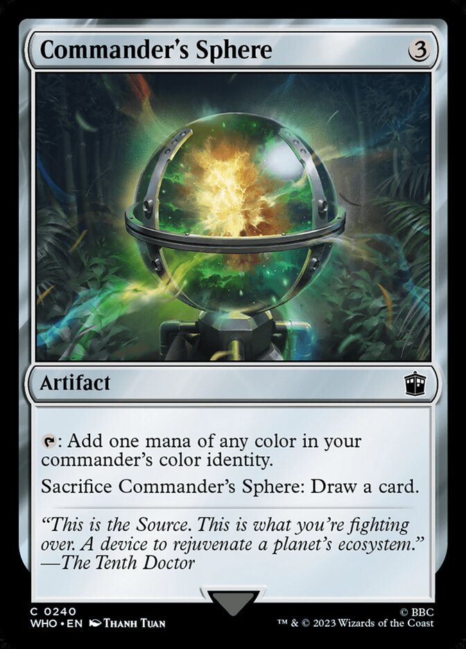 Commander's Sphere, Doctor who Card Art