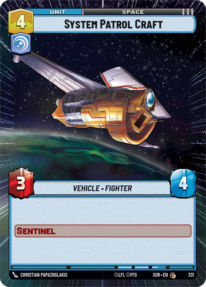 System Patrol Craft, Spark of Rebellion Card Art