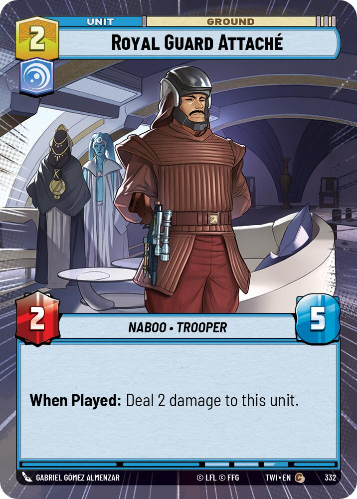 Royal Guard Attaché, Twilight of the Republic Card Art