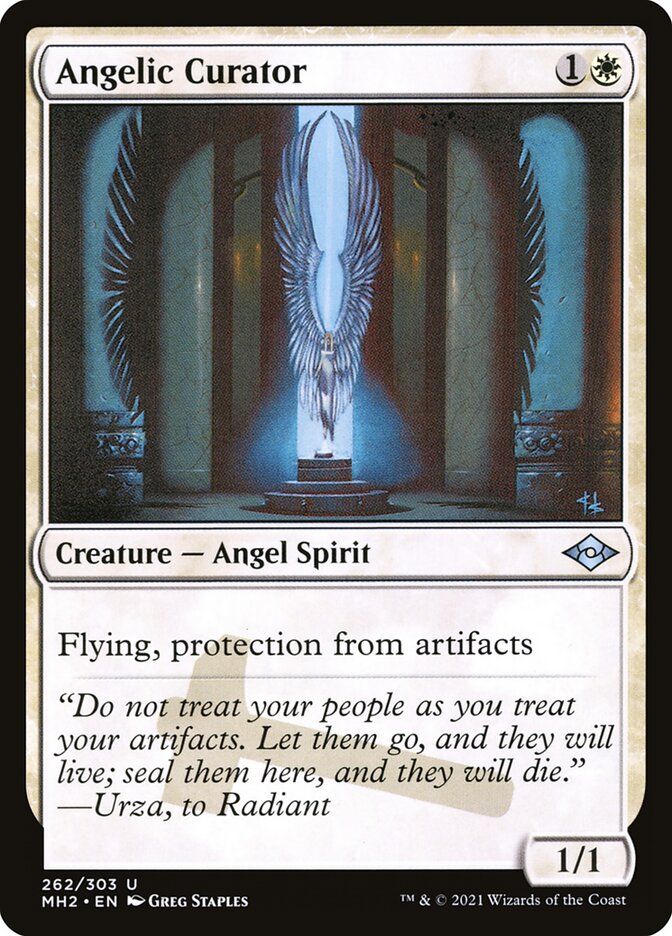 Angelic Curator, Modern horizons 2 Card Art