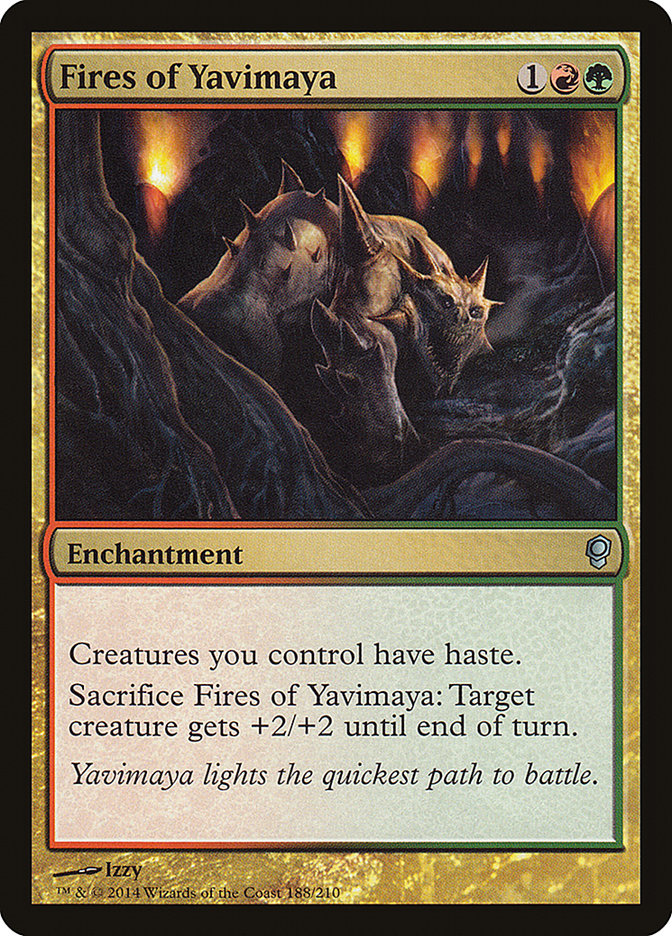 Fires of Yavimaya, Conspiracy Card Art