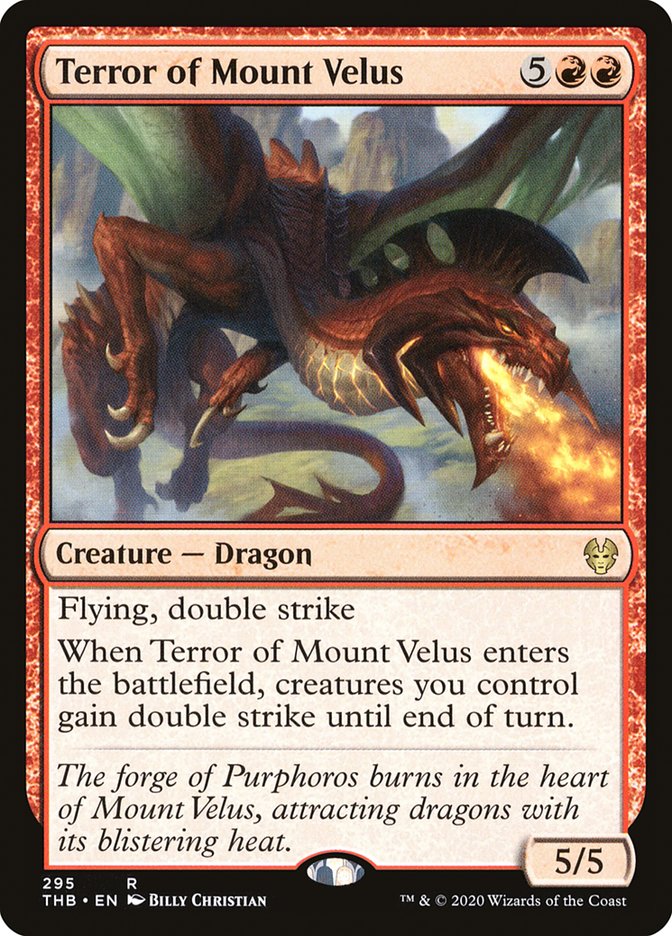 Terror of Mount Velus, Theros beyond death Card Art