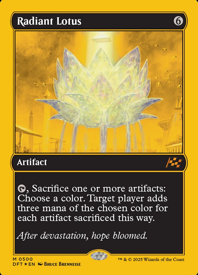 Radiant Lotus, Aetherdrift Card Art