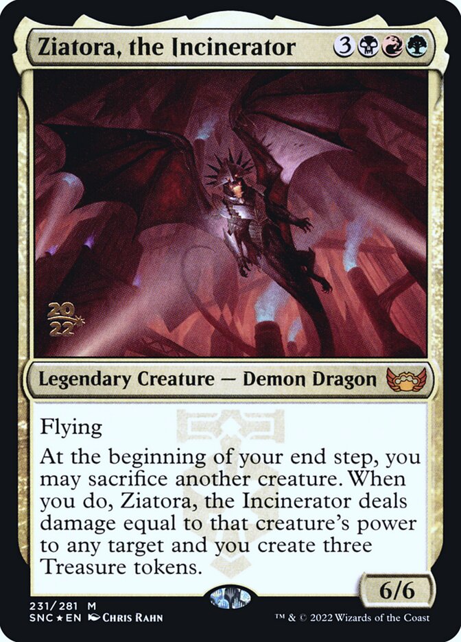 Ziatora, the Incinerator, Streets Of New Capenna Promos Card Art