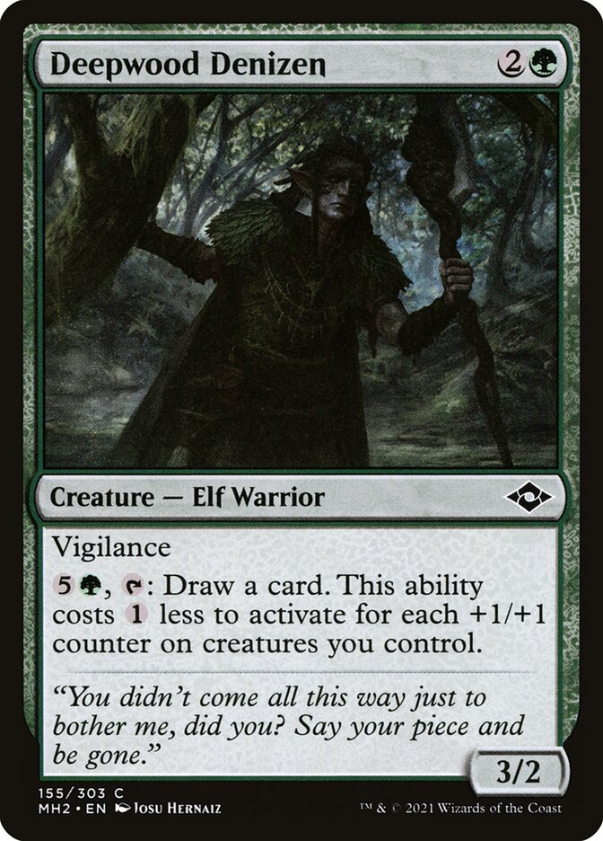Deepwood Denizen, Modern Horizons 2 Card Art