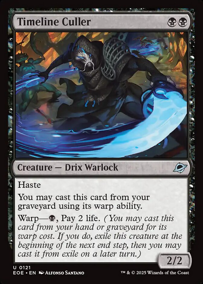 Timeline Culler, Edge Of Eternities Card Art