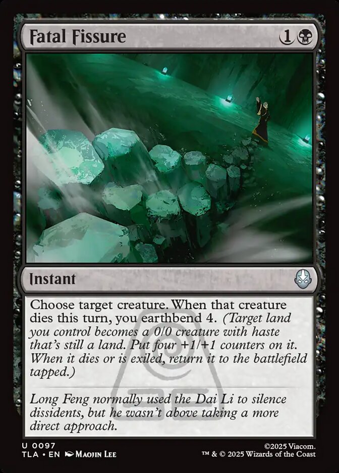 Fatal Fissure, Avatar: The Last Airbender Card Art
