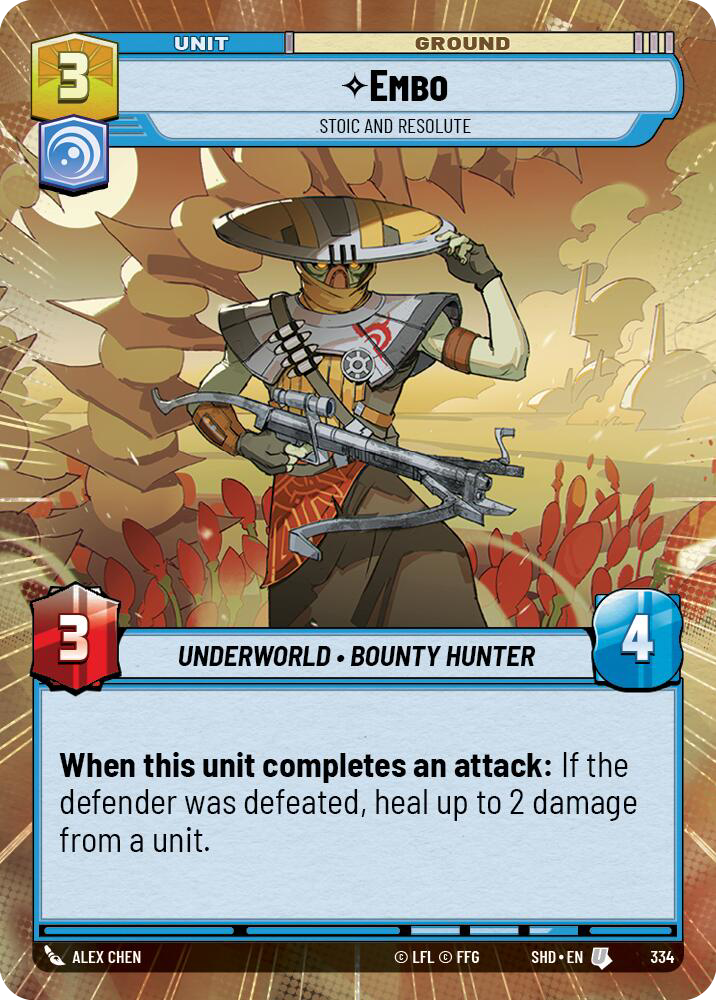 Embo, Stoic and Resolute - Hyperspace Foil
