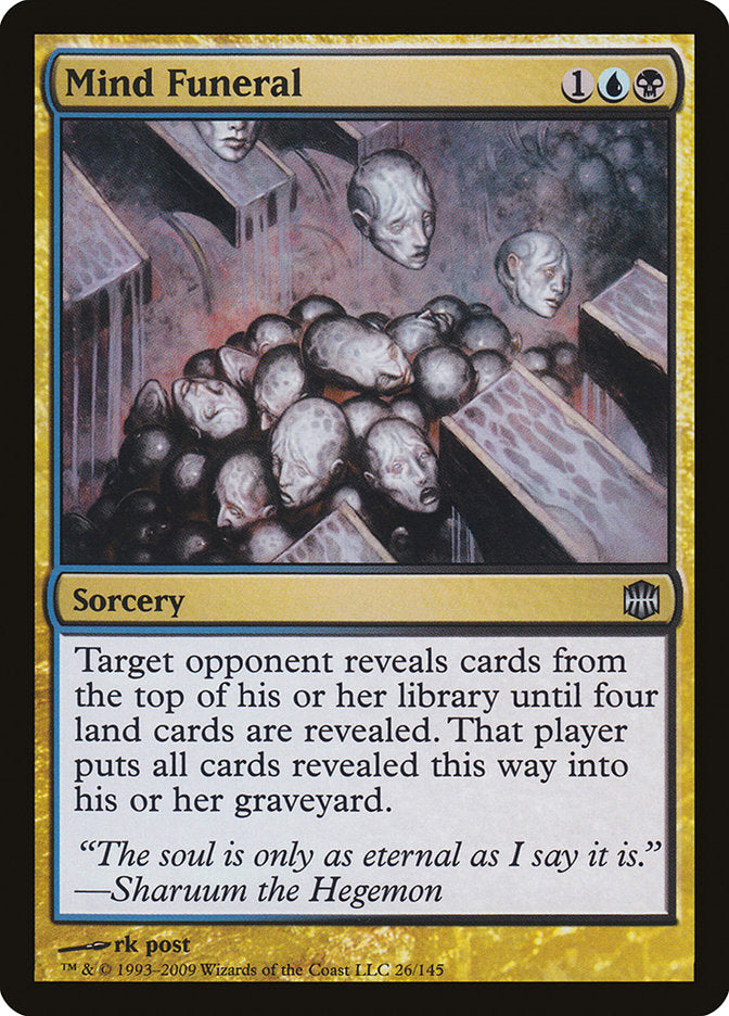 Mind Funeral, Alara Reborn Card Art