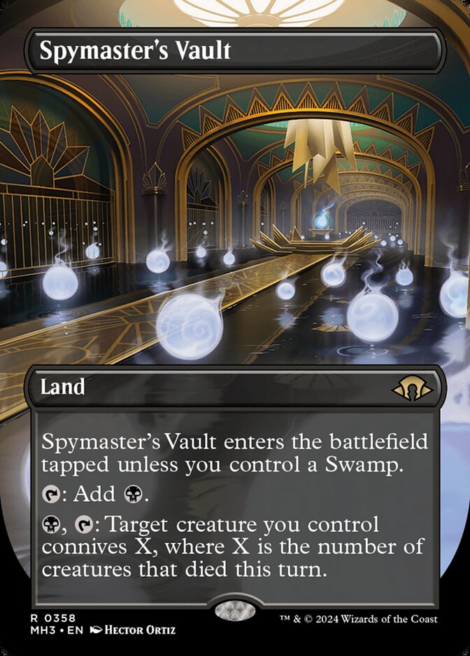 Spymaster's Vault, Modern horizons 3 Card Art