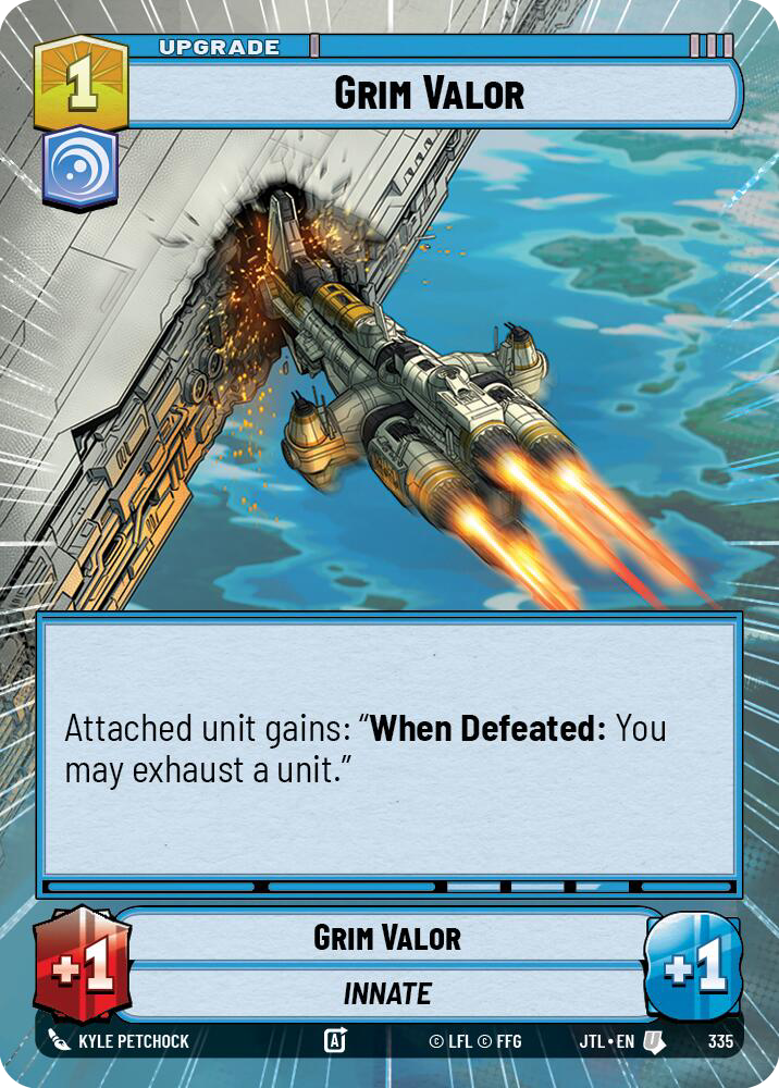 Grim Valor, Jump to Lightspeed Card Art