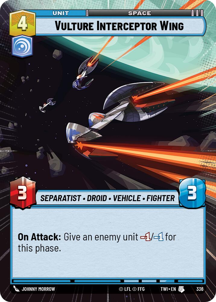 Vulture Interceptor Wing, Twilight of the Republic Card Art