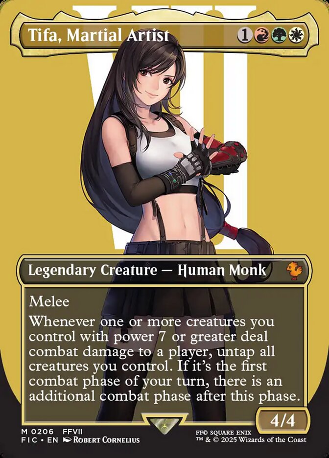 Tifa, Martial Artist, Final Fantasy Commander Card Art