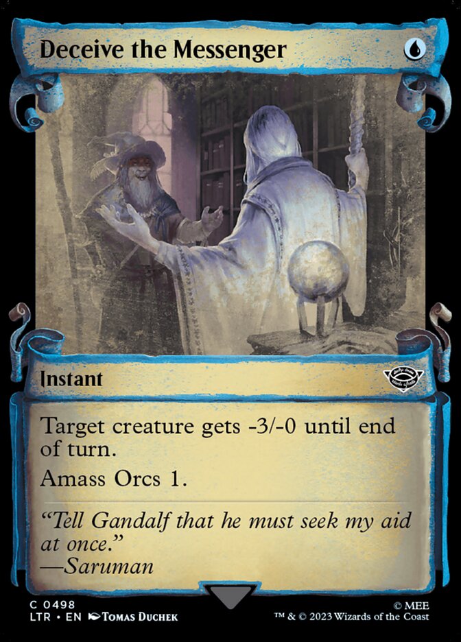 Deceive the Messenger, The lord of the rings: tales of middle-earth Card Art