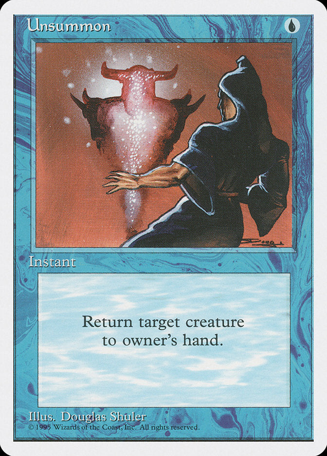 Unsummon, Fourth Edition Card Art