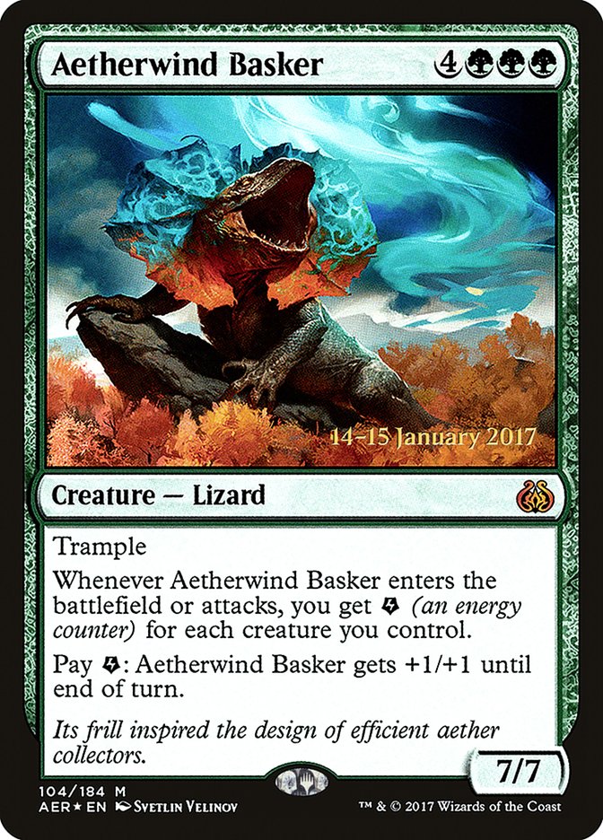 Aetherwind Basker, Aether revolt promos Card Art