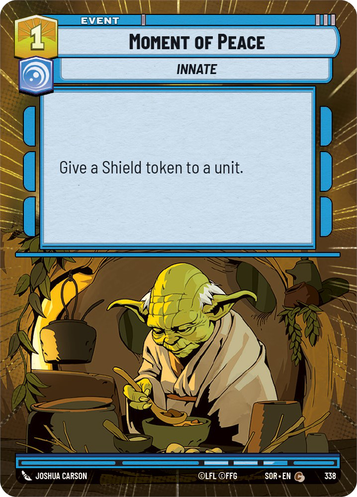 Moment of Peace, Spark of Rebellion Card Art