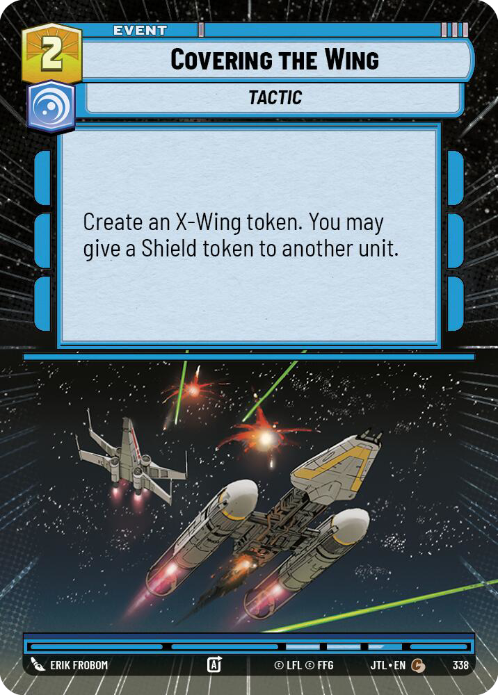 Covering the Wing, Jump to Lightspeed Card Art
