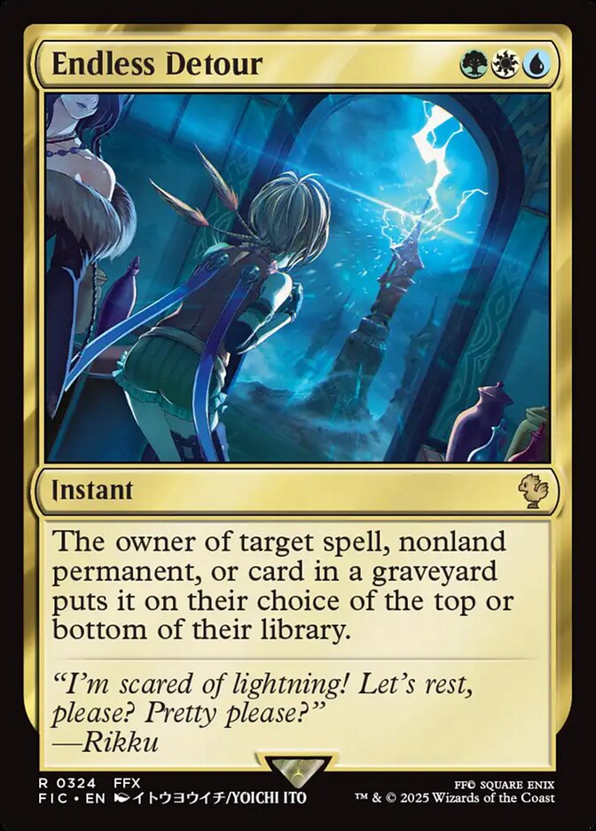 Endless Detour, Final fantasy commander Card Art