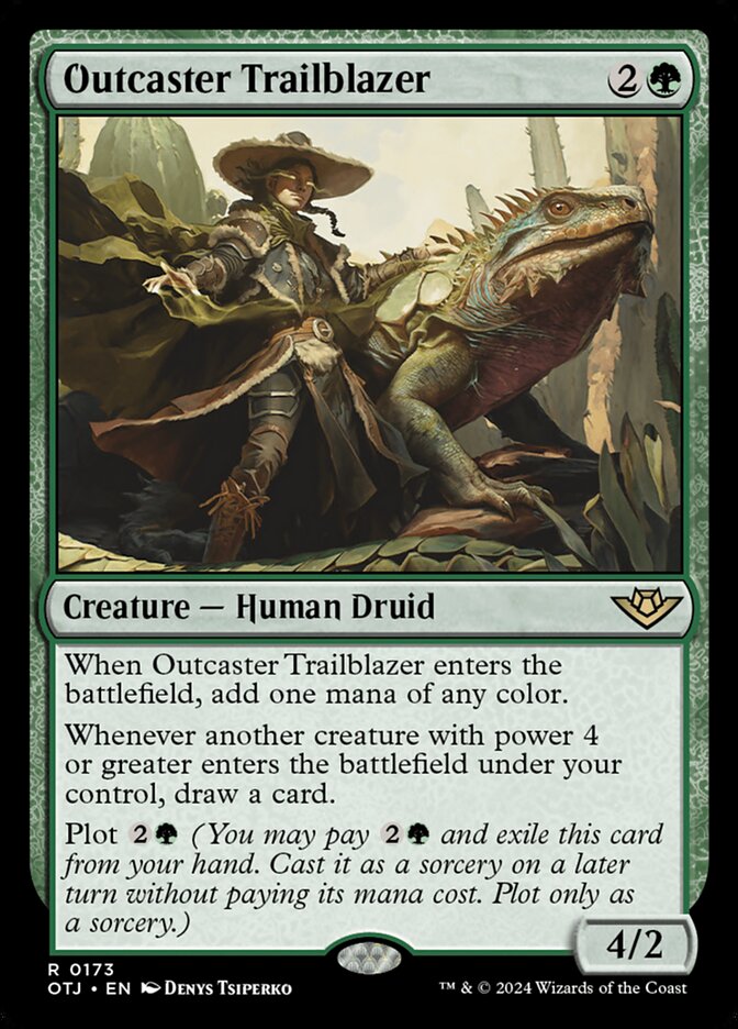 Outcaster Trailblazer, Outlaws of thunder junction Card Art