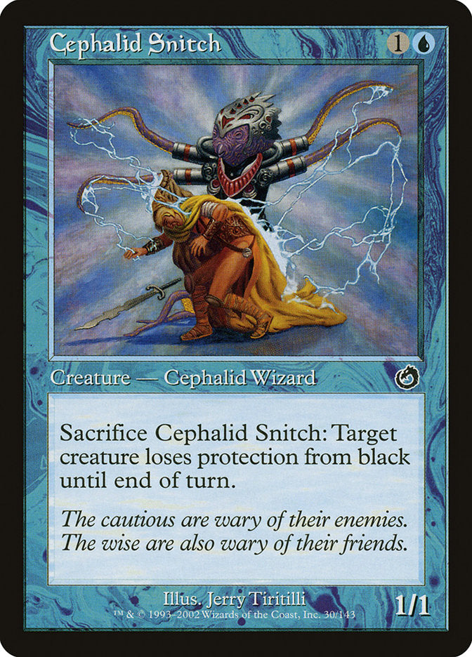 Cephalid Snitch, Torment Card Art