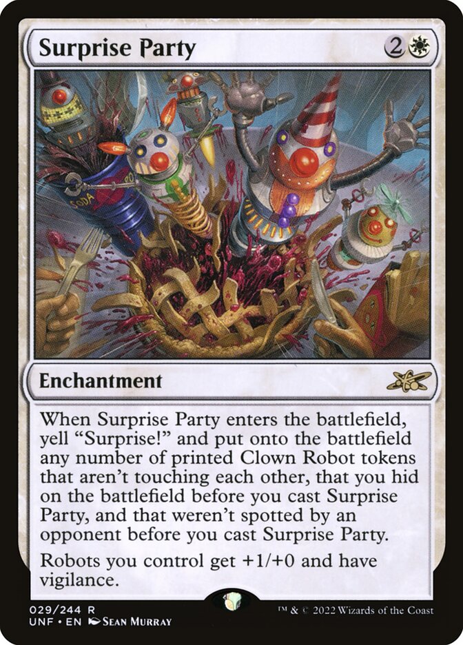Surprise Party, Unfinity Card Art