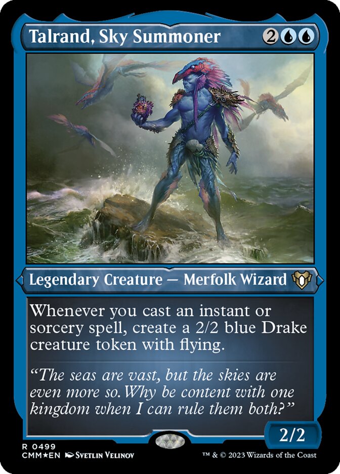 Talrand, Sky Summoner - Etched Foil