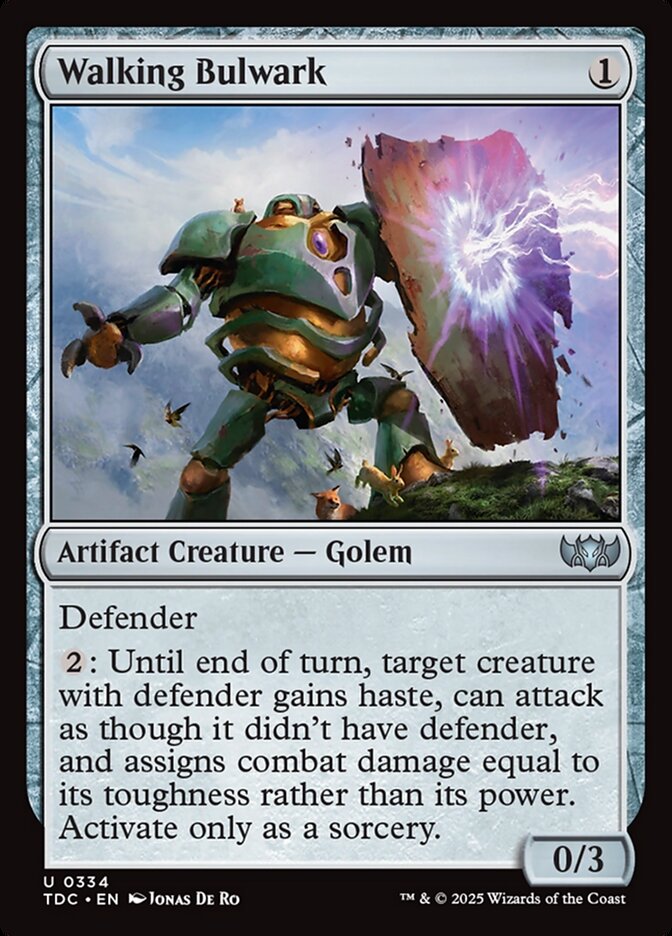 Walking Bulwark, Tarkir: Dragonstorm Commander Card Art