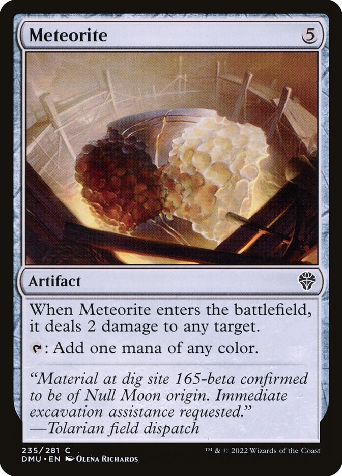 Meteorite, Dominaria united Card Art