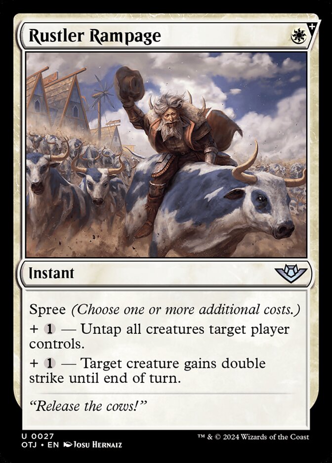 Rustler Rampage, Outlaws of thunder junction Card Art