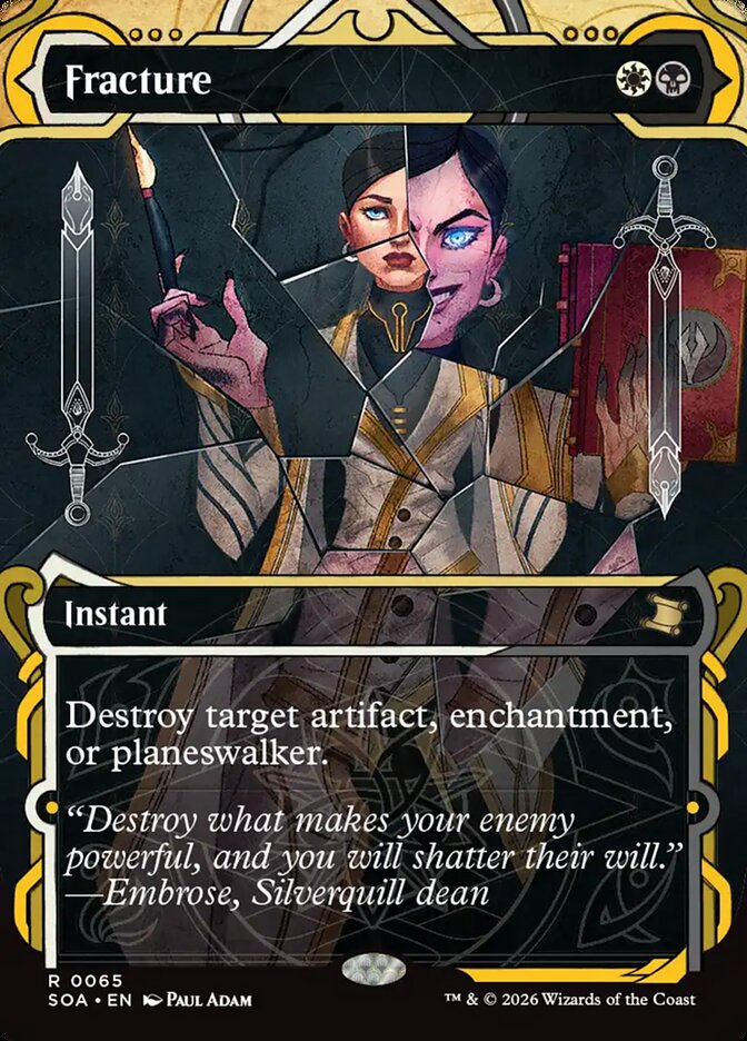 Fracture, Secrets Of Strixhaven Mystical Archive Card Art