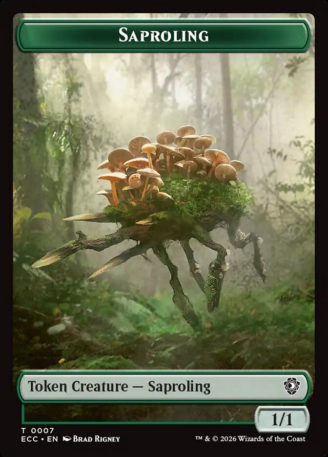 Saproling, Lorwyn Eclipsed Commander Tokens Card Art