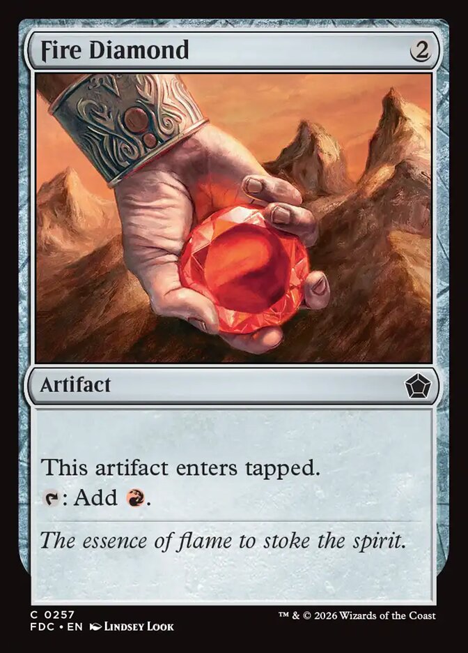Fire Diamond, Foundations Commander Card Art