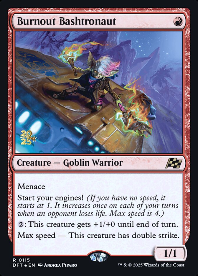 Burnout Bashtronaut, Aetherdrift promos Card Art