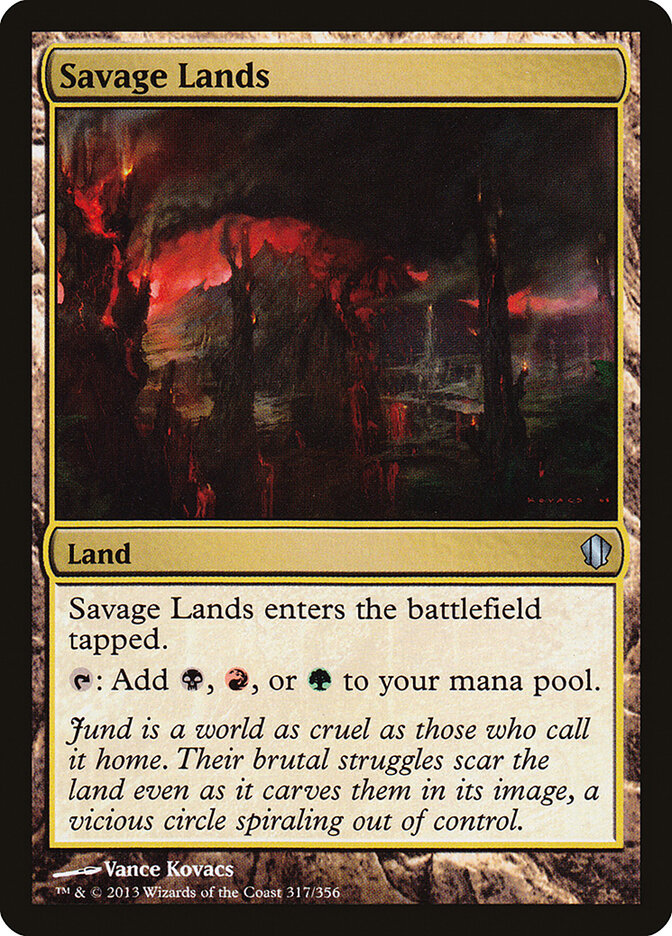 Savage Lands, Commander 2013 Card Art