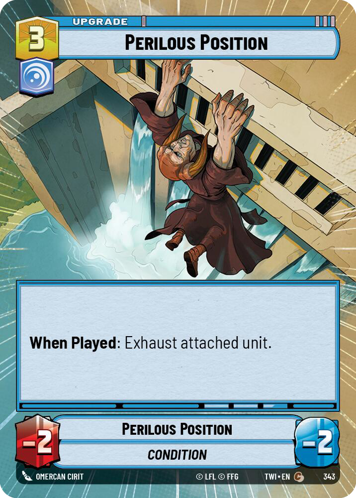 Perilous Position, Twilight of the Republic Card Art