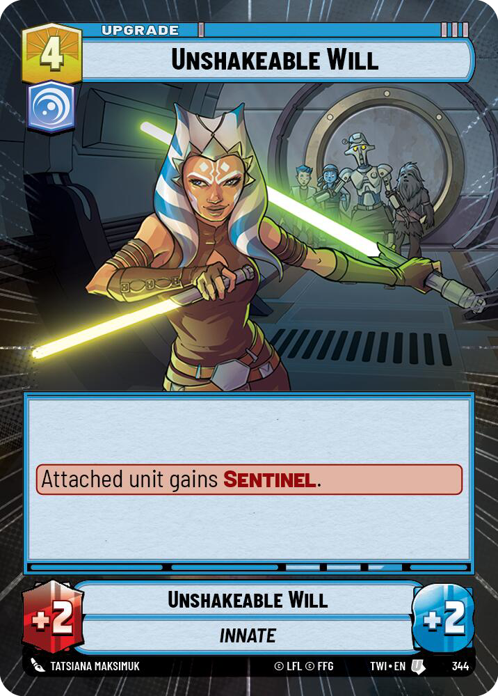 Unshakeable Will, Twilight of the Republic Card Art