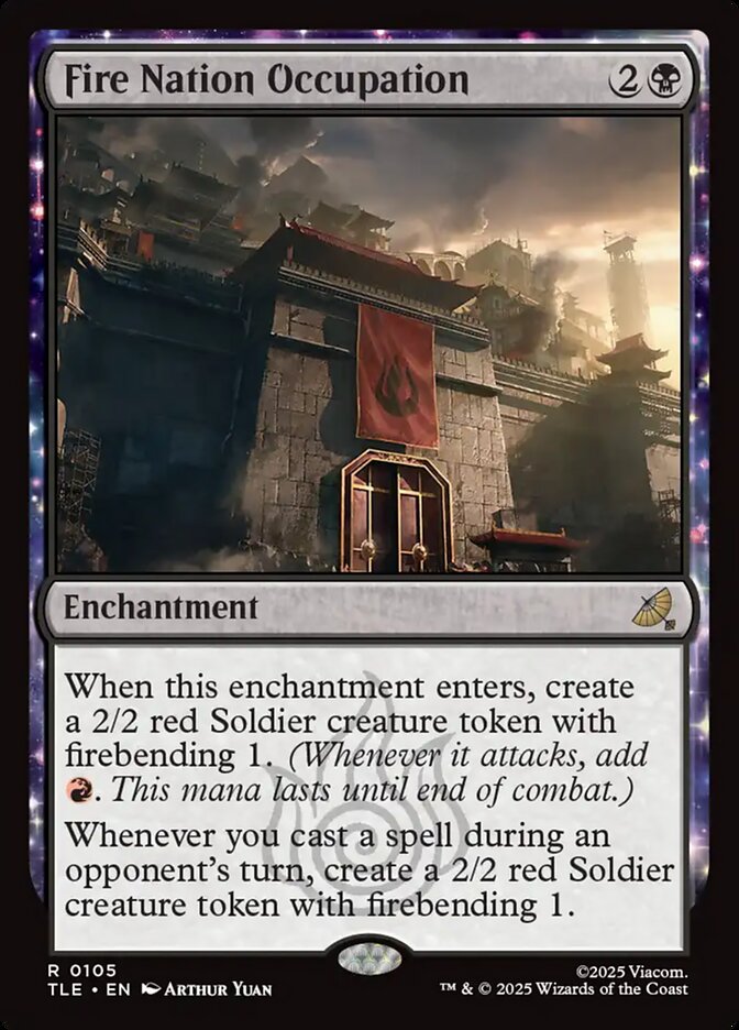 Fire Nation Occupation, Avatar: The Last Airbender Eternal Card Art