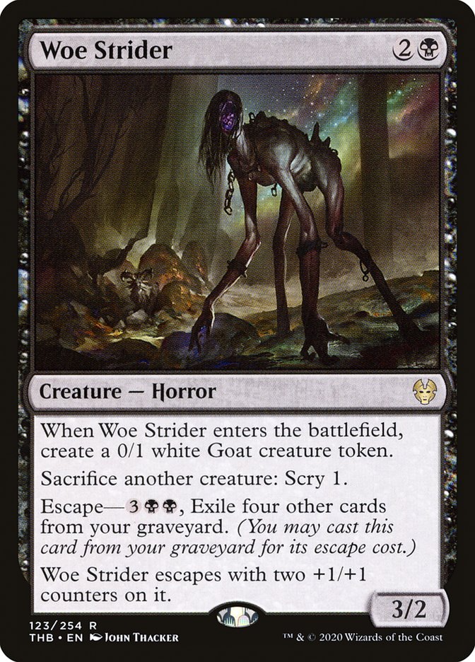 Woe Strider, Theros beyond death Card Art